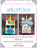 Unicorn Valentines Box Craft