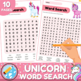 Unicorn Word Search Puzzles | Fairytale Word Search Game For Kids