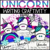 At Home Learning Unicorn Writing Craftivity
