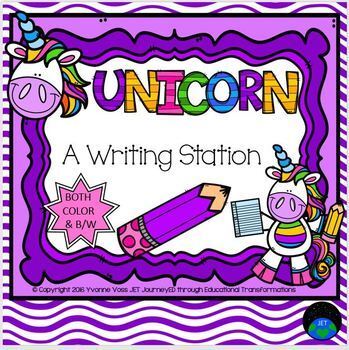 Preview of Unicorn Writing Station