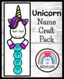 Unicorn and Rainbow Name Craft: Saint Patrick's Day, Fairy