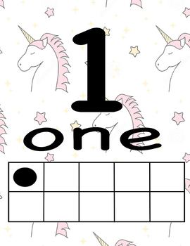 Preview of Unicorn number frames