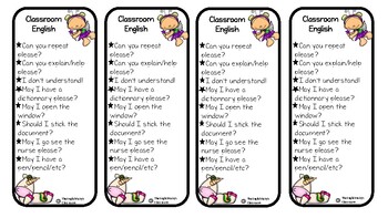 Unicorns And Fairies Classroom English Bookmark Tpt