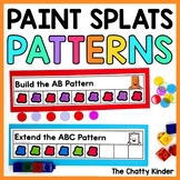 Unifix Cube Patterns AB, AAB, ABC, ABB - Kindergarten Back