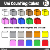 Unifix Cubes Counting Clipart