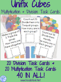 Unifix Cubes- Multiplication and Division Task Cards