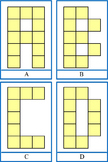 Unifix Cubes as uppercase letters