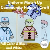 Community Helpers Craft | Uniform | Letter U Craft | Firef
