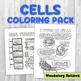 Unique Cells, DNA, Virus, and Organelles Coloring Page Series