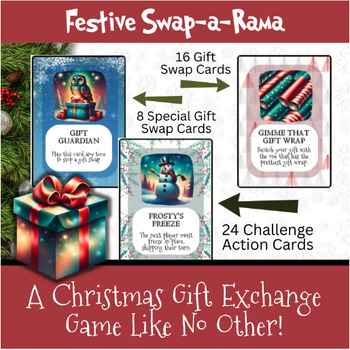 Preview of Unique Christmas Gift Exchange Party Game, Printable White Elephant Game