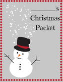 Unique Christmas Printable Packet for 4th, 5th, 6th grade!