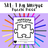 Unique In My Own Way Puzzle Piece SEL Craftivity | Inclusi