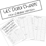 Unique Learning Systems (ULS) Data Collection Sheets