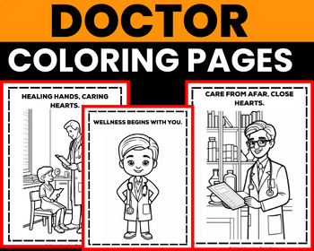 22 Doctor & Nurse Coloring Pages (Free PDF Printables)