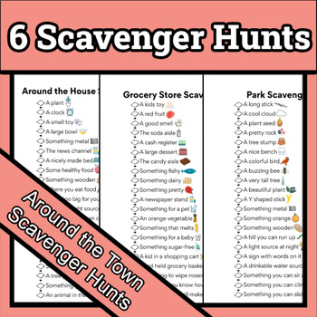 Preview of Scavenger Hunts