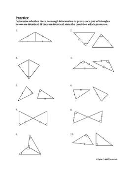 Unique Triangles Worksheet by Taylor J's Math Materials | TpT