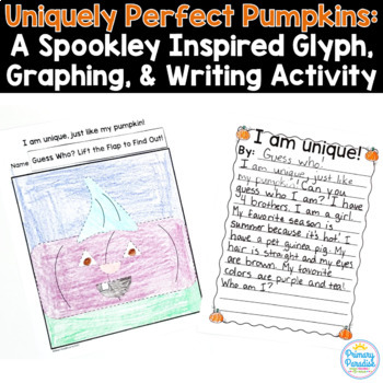 Preview of Pumpkin Glyph: Spookley Inspired Glyph, Graph, & Writing Activity