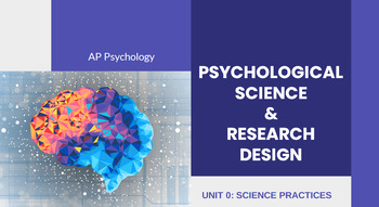 Preview of Unit 0 Science Practices AP Psychology
