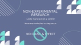 Unit 0 Science Practices: Non-Experimental Research