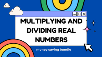 Preview of Unit 1: Algebra Foundations | Multiplying & Dividing Real Number | Bundle