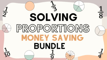 Preview of Unit 2: Solving Equations | Solving Proportions | Easy Edit Money Saving Bundle