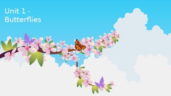 Preview of Unit 1 BUTTERFLIES, Visual Supplement/Lesson, The Colors and Shapes of Language