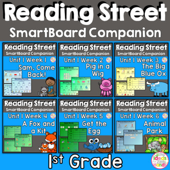 Preview of Unit 1 Bundle Common Core Edition SmartBoard Companion 1st Grade