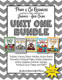 Unit 1 Bundle Journeys First Grade Print and Go