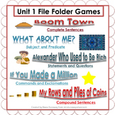Unit 1 File Folder Games: 3rd Grade Reading Street (2007)