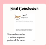 Unit 1 - Final Conclusion