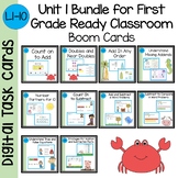 Unit 1 First Grade Ready Classroom BOOM Card Bundle – Digi