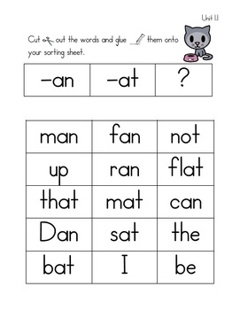 Unit 1 First Grade Spelling Activities {Aligns with McGraw-Hill Treasures}