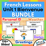 Intro Lessons For Beginners • Bienvenue • Preliminary Unit