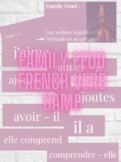 Unité #1 - French Family Feud - Les verbes réguliers et ir