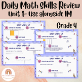 Unit 1, Grade 4, Daily Review Practice Problems- Factor Pa