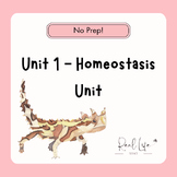 Unit 1 - Homeostasis Lesson Plans