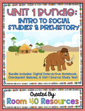 Unit 1 Intro to Social Studies & Prehistory Bundle