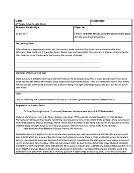 Preview of Unit 1, Lesson 9 Real-World Density & Review Quiz | MS Science Curriculum (U1,L9