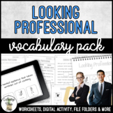 Unit 1 Looking Professional - Vocabulary Pack