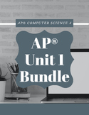 Unit 1 - Primitive Types - AP® Computer Science A BUNDLE