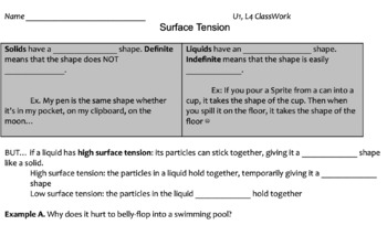 Preview of Unit 1: Properties of Matter | Full Lessons, Guided Notes & HW | MS Science