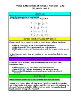 rational numbers 8th grade teaching resources teachers pay teachers