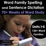 Word Family Spelling and Word Study for Special Education 
