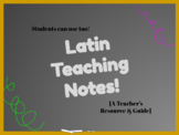 Unit 1 Stage 10 Notes - Cambridge Latin Course, NA4 {Teach