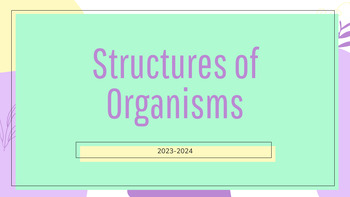 Preview of Unit 1: Structures of Organisms