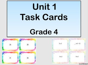 Preview of Unit 1 Task Cards
