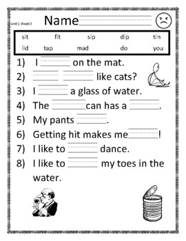 Unit 1 Week 2 Spelling Homework Appropriate for 1st Gr Cengage Reach ...