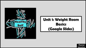 Preview of Unit 1: Weight Room Basics (Google Slides)