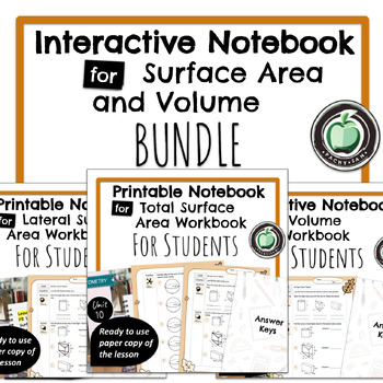 Preview of Unit 10 Surface Area and Volume Bundle | Slides | Editable