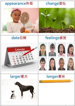 Preview of Unit 10 Transformation Bilingual Chinese - English vocabulary